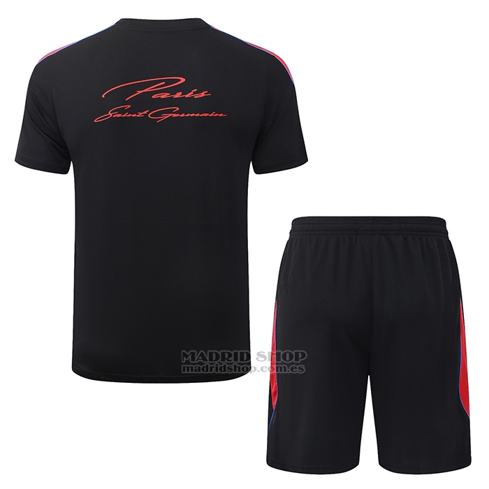 Chandal del Paris Saint-Germain Manga Corta 2026-2027 Negro - Pantalon Corto
